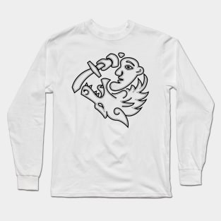 Wolf / Warrior Long Sleeve T-Shirt